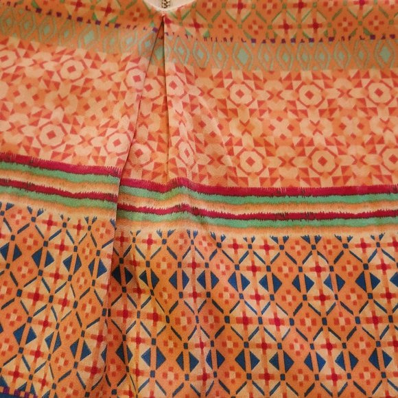 Everly Boho Striped Adjustable Spaghetti Strap Mini Dress Size Small - Picture 5 of 12